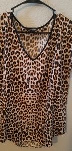 Silk Cheetah blouse